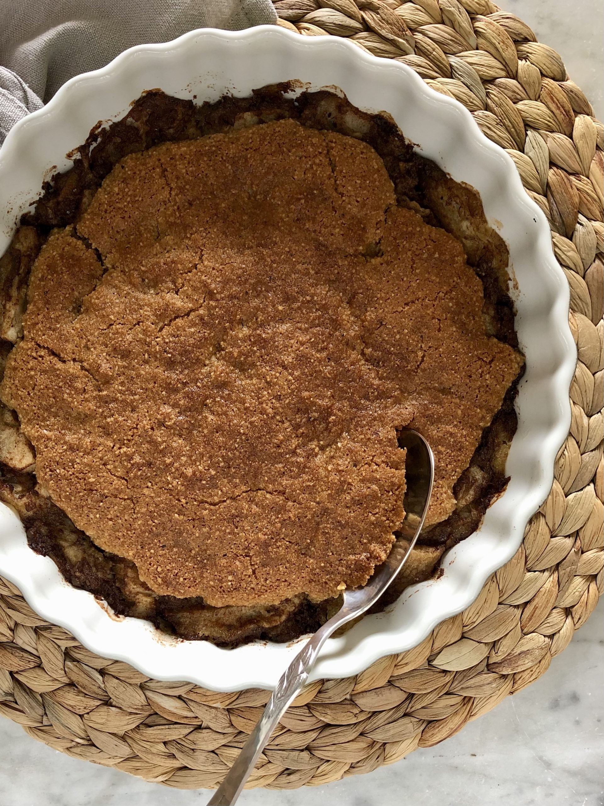 Kryddig Äppelpaj - naturligt fri från gluten, mejerier och vitt socker.